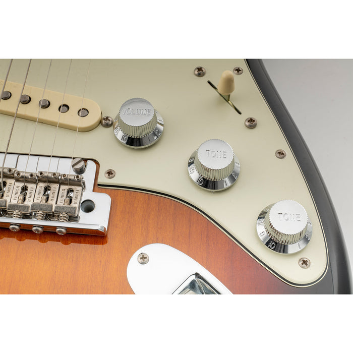 Perillas de control de volumen Musiclily Pro de 24 estrías, tamaño fino, para guitarra eléctrica estilo Stratocaster, fabricadas en EE. UU. (juego de 2T1V)