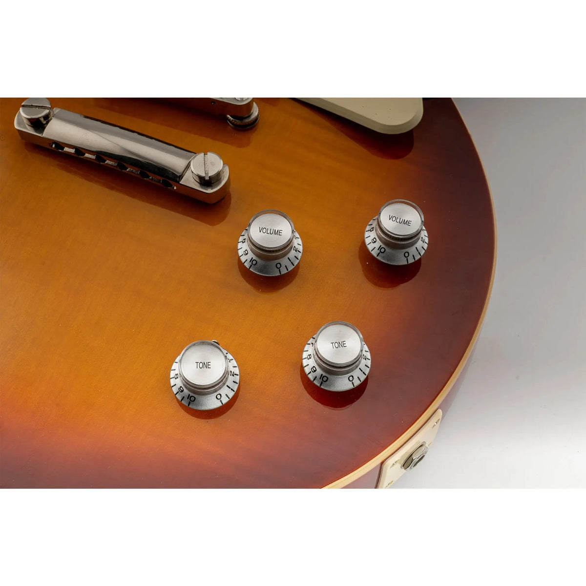 Application of musiclily pro inch size fine 24 spline top hat bell knobs tone volume control knobs for usa lp sg style electric guitar 2 pcst2v mx1565 2mx1567 2p
