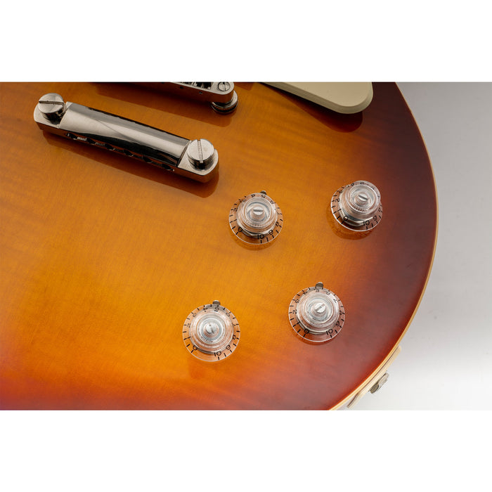 Perillas Musiclily Pro para zurdos, tamaño en pulgadas, finas, de 24 estrías, con forma de campana y control de volumen para guitarra eléctrica estilo USA LP SG (juego de 4)