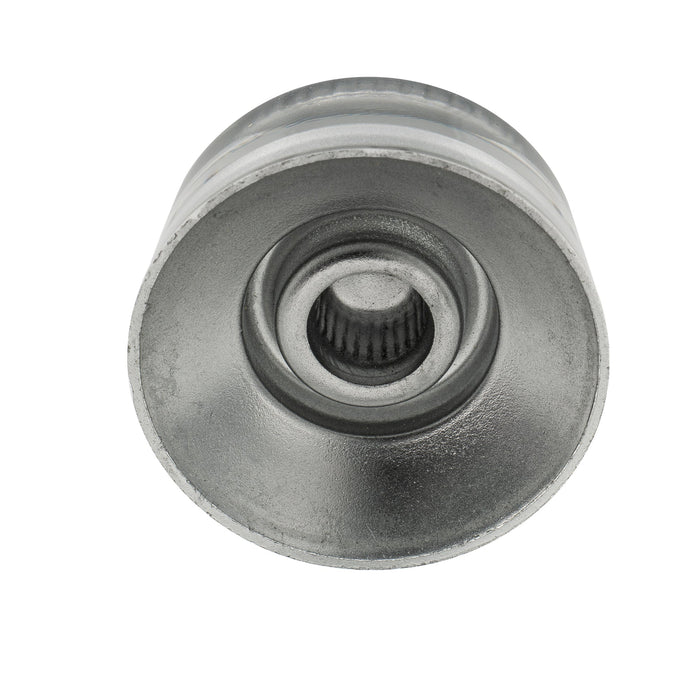 Musiclily Pro Linkshändige Zoll-Größe Fein 24-Zahnkranz Gitarrenknöpfe Ton, Lautstärke, Geschwindigkeitsreglerknöpfe für amerikanische LP- und SG-Style Elektrogitarren, Set von 4