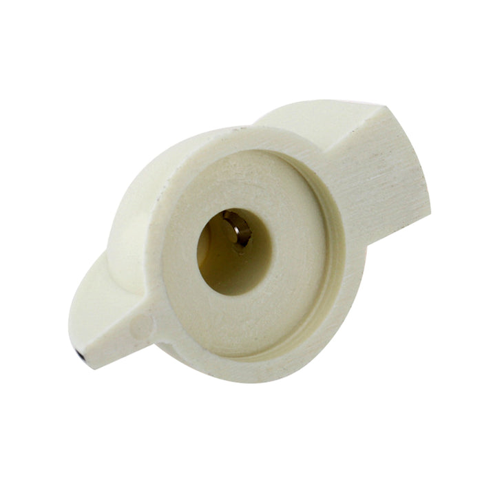 Musiclily Pro 1/4インチ 通用チキンノブ つまみ 止めネジ付き ソリッドシャフトポットやギターのアンプとエフェクト用 エイジドホワイト(6個セット)