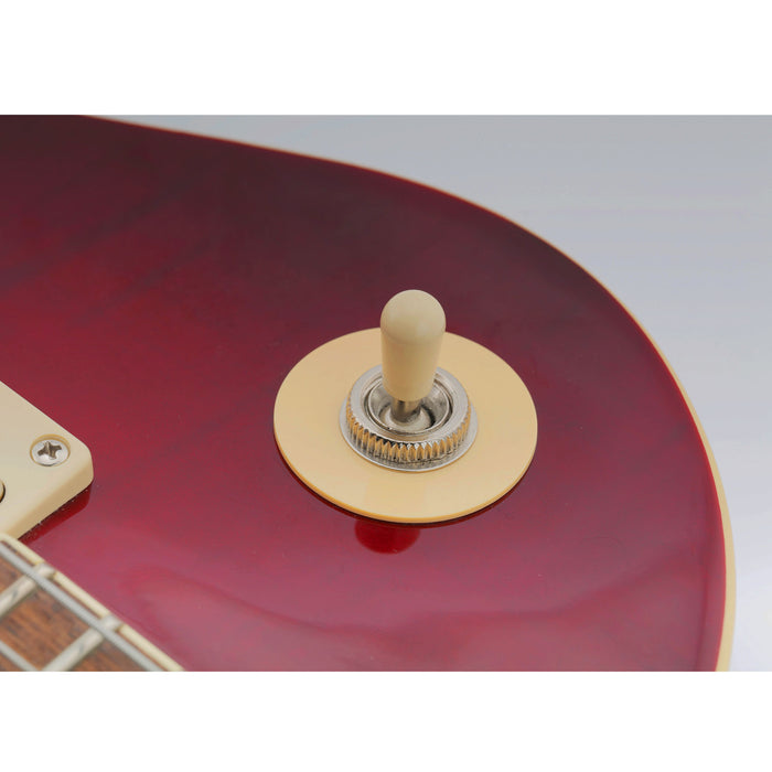 Placa de interruptor de palanca para guitarra Musiclily Pro, arandela LP, anillo de agudos rítmicos, sin palabras