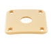 detail of musiclily pro plastic curved jack plate square jackplates compatible with usa lp epiphone lp style guitar mx1586 2p