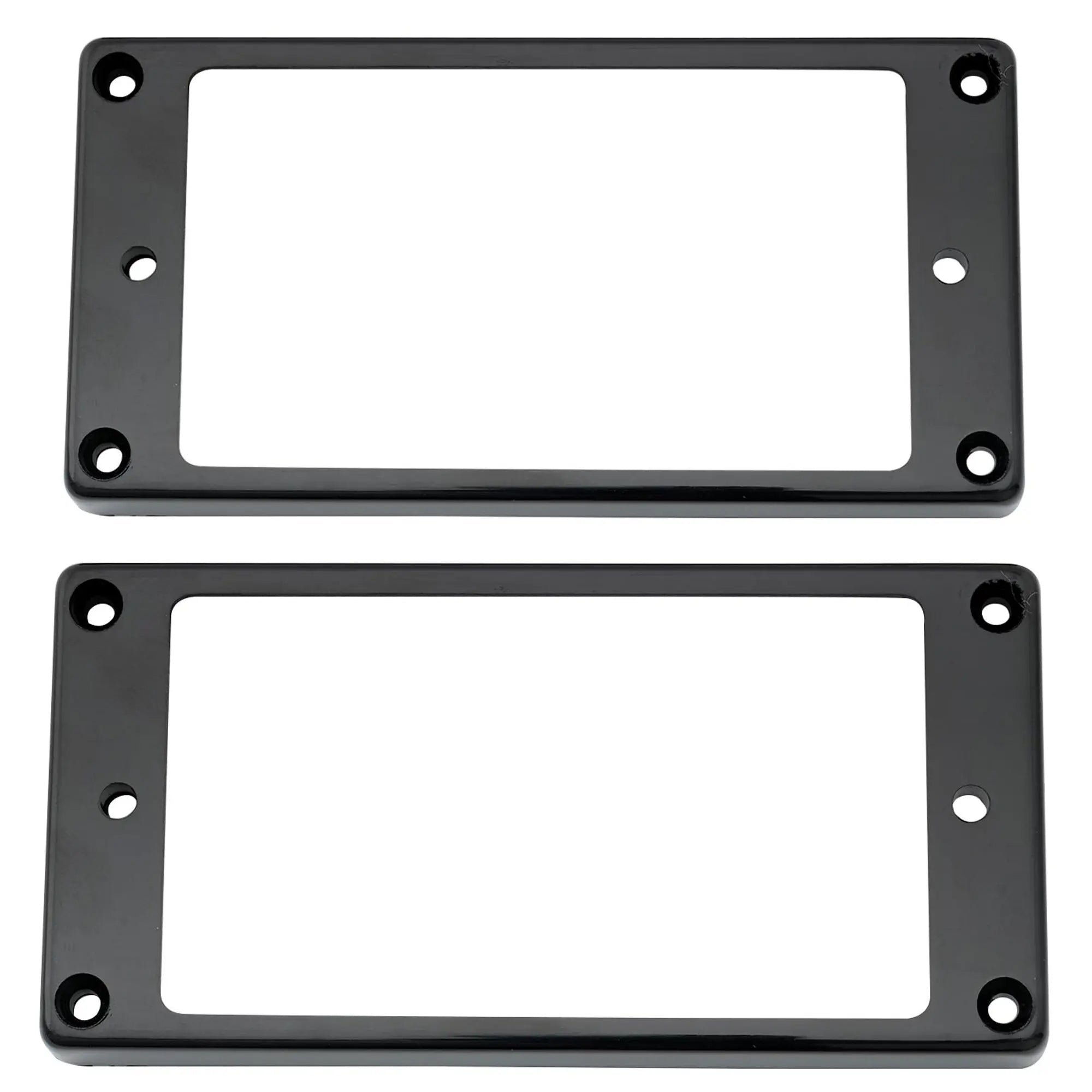 musiclily pro plastic flat bottom humbucker pickup mounting rings set for electric guitar mx1588mx1589p