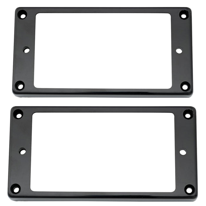 musiclily pro plastic flat bottom humbucker pickup mounting rings set for electric guitar mx1588mx1589p