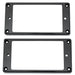 musiclily pro plastic flat bottom humbucker pickup mounting rings set for electric guitar mx1588mx1589p