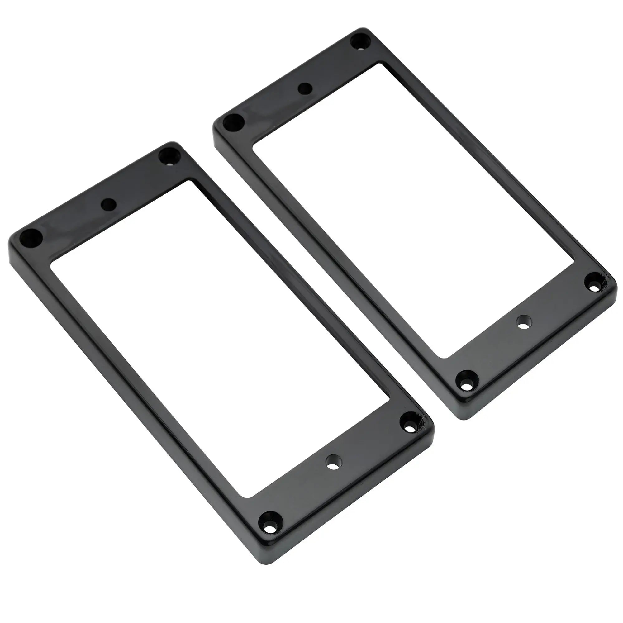 Part of musiclily pro plastic flat bottom humbucker pickup mounting rings set for electric guitar mx1588mx1589p
