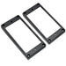 Part of musiclily pro plastic flat bottom humbucker pickup mounting rings set for electric guitar mx1588mx1589p
