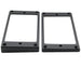 detail of musiclily pro plastic flat bottom humbucker pickup mounting rings set for electric guitar mx1588mx1589p