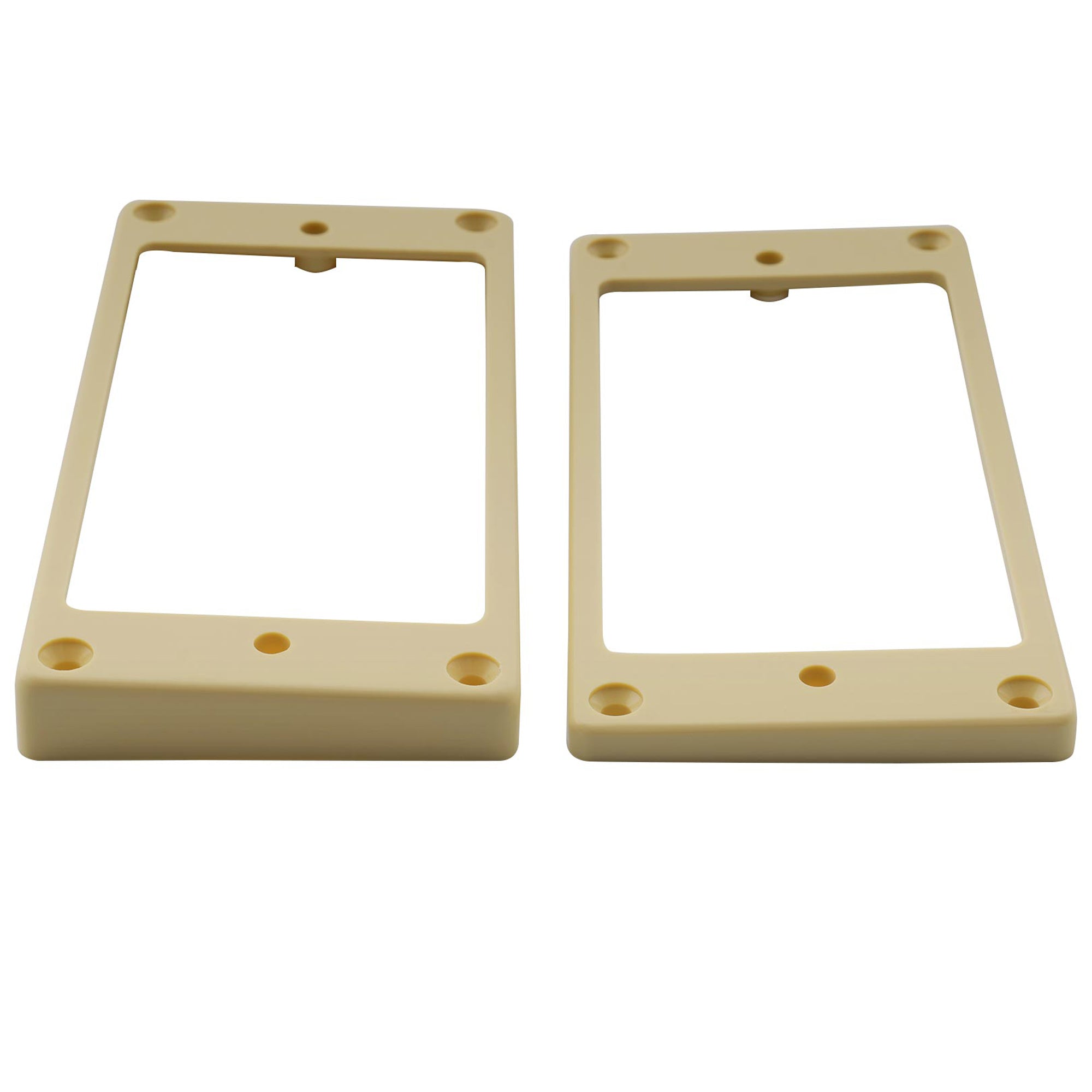 Musiclily Pro Plastic Flat Bottom Humbucker Pickup Mounting Rings Set for Electric Guitar
