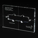 musiclily pro cnc accurate acrylic pickup routing template for standard jazz bass bridge pickup mx1601