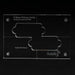 Part of musiclily pro cnc accurate acrylic pickup routing templates for standard precision bass mx1602