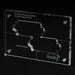 musiclily pro cnc accurate acrylic pickup routing templates for standard precision bass mx1602