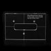 details of musiclily pro cnc accurate acrylic tremolo bridge routing templates set for floyd rose mx1605mx1606
