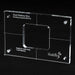musiclily pro cnc accurate acrylic dual battery box routing templates mx1612