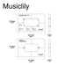 Dimensions of musiclily pro cnc accurate acrylic humbucker pickup routing templates set for electric guitar body and pickguard mx1615mx1617