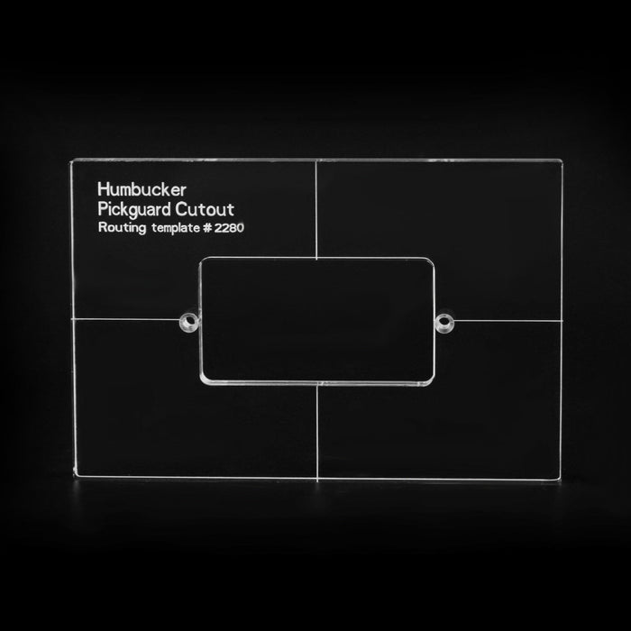 musiclily pro cnc accurate acrylic humbucker pickup routing templates set for electric guitar body and pickguard mx1615mx1617 details
