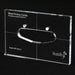 musiclily pro cnc accurate acrylic single coil pickup routing template for standard strat guitar body mx1616