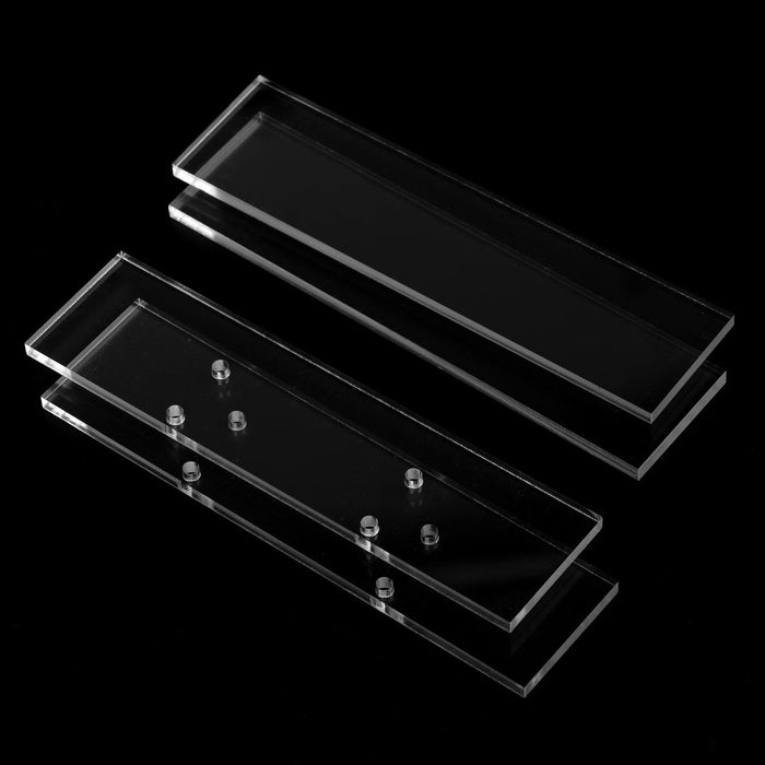 musiclily pro cnc accurate acrylic tremolo bridge routing templates set for floyd rose recessed modification mx1618mx1619 2mx1620 2 details