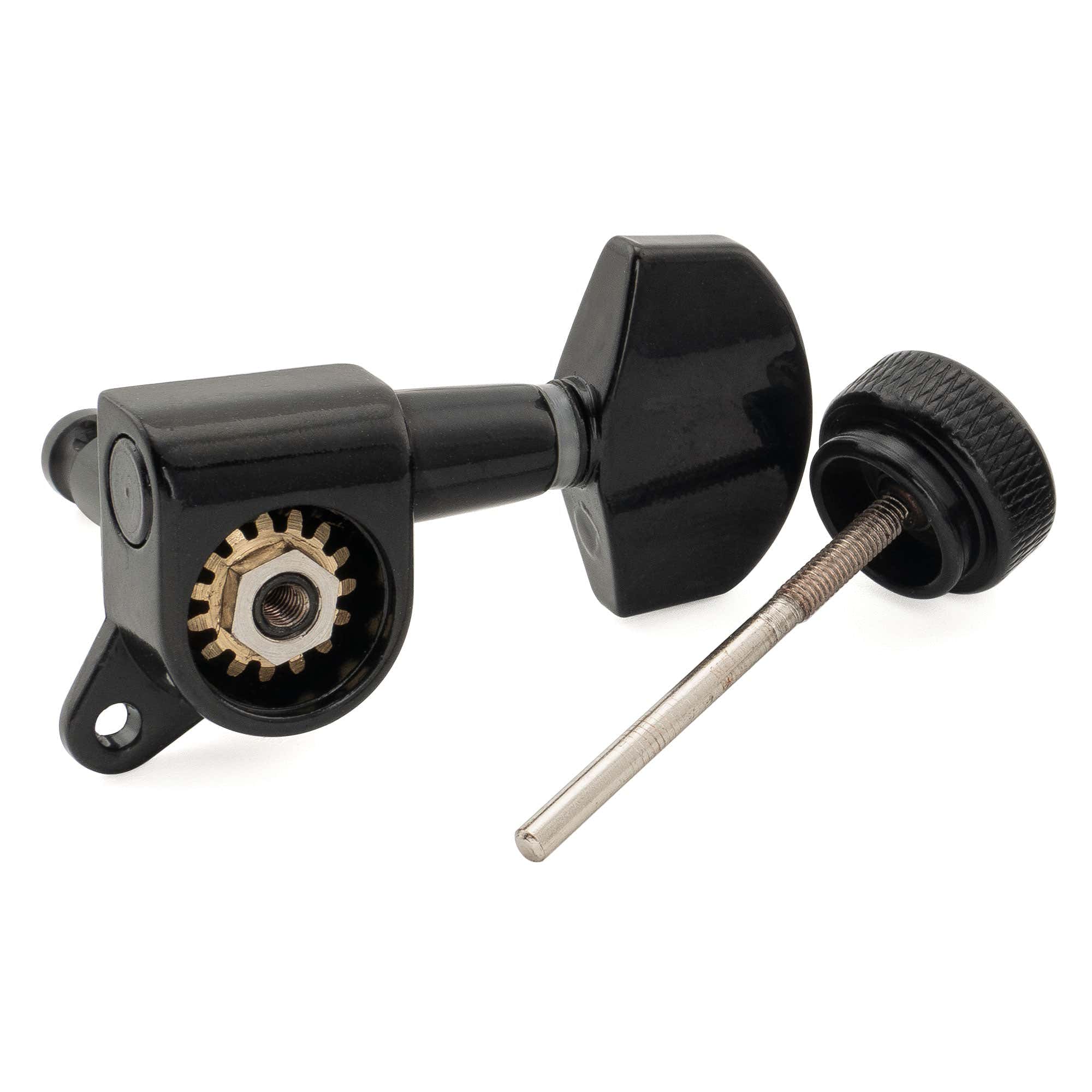 Musiclily Pro R15J-14 3R3L 15:1 соотношение полностью закрытые блокирующие механические головки, тюнеры, ключи с большой шестигранной кнопкой и винтом под 45° для акустической и электрогитары