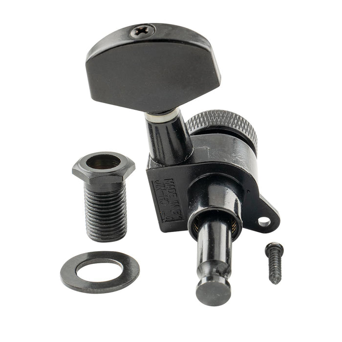 Musiclily Pro Single 15:1 Ratio Full Sealed Locking Machine Head Treble Side Tuner Tuning Peg Key with Big Hex Button 45 Degree Screw for Acoustic Electric Guitar