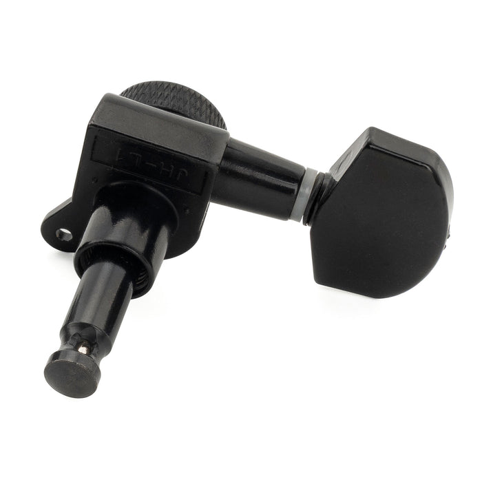 Musiclily Pro Single 15:1 Ratio Full Sealed Locking Machine Head Treble Side Tuner Tuning Peg Key with Big Hex Button 45 Degree Screw for Acoustic Electric Guitar