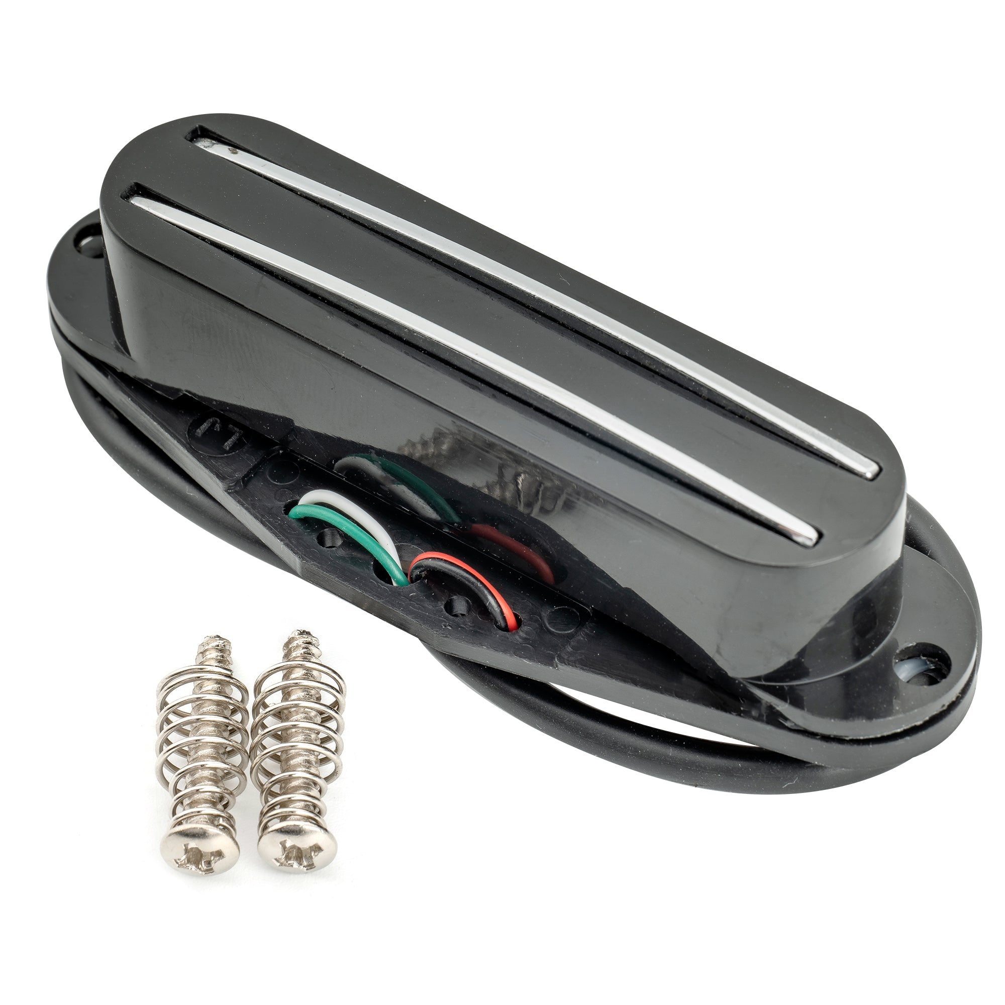 musiclily basic high output rail blade ceramic single coil sized humbucker pickup for strat style electric guitar mx1650p details