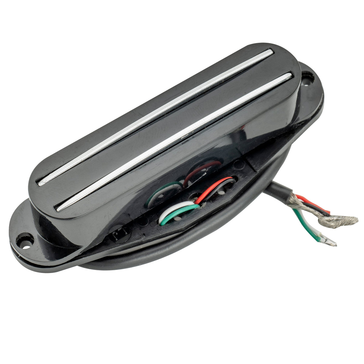 musiclily basic high output rail blade ceramic single coil sized humbucker pickup for strat style electric guitar mx1650p