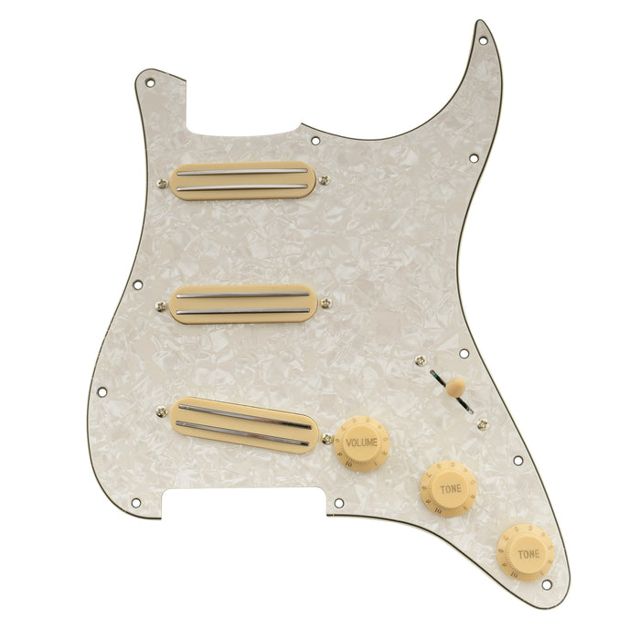 Battipenna precablato Musiclily Basic Loaded ST-SSS con humbucker Ceramic Mini Rail per chitarra elettrica stile Strat
