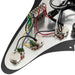 musiclily basic pre wired loaded st sss pickguard with ceramic mini rail humbucker for strat style electric guitar mx1651p detailed image