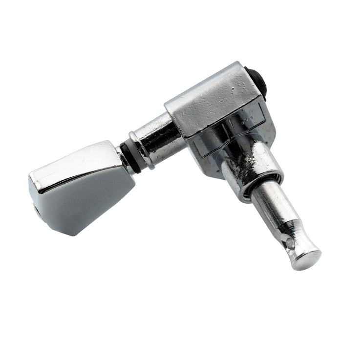 Musiclily Basic R15A Singolo Rapporto 14:1 Testata Macchina Intera Sigillata per Accordatura Lato Basso con Pulsante a Chiave per Chitarra Acustica Elettrica