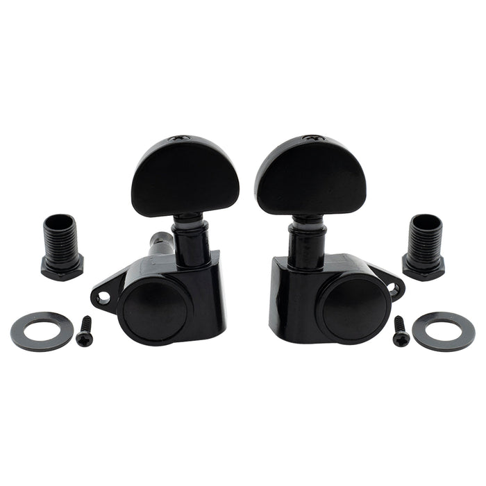 Part of musiclily basic 3r3l 14 1 ratio full sealed machine heads tuners tuning pegs keys with half moon button right angle screw for acoustic electric guitar mx1657 3mx1658 3p