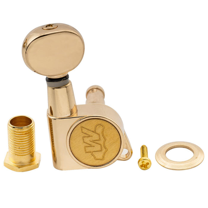 ウィルキンソン6連装E-Zロックヴィンテージオーバルボタンギタートーナメントマシンヘッドチューニングペグキーセット フェンダーストラトキャスター/テレキャスタースタイル電気ギター用