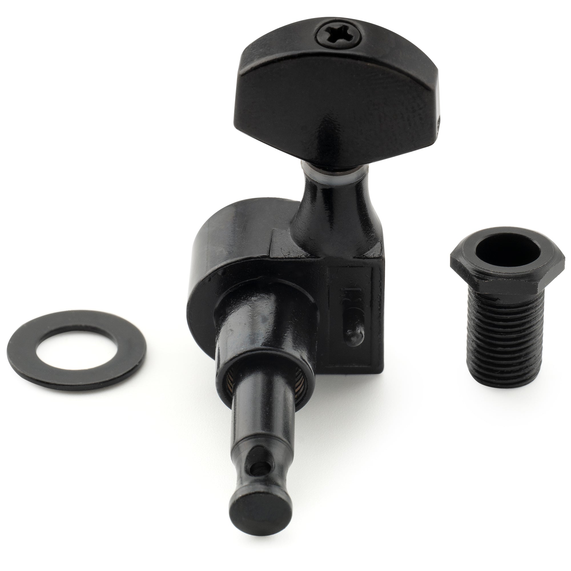 Musiclily Pro R15J-15 6-in-line 15:1 Rapporto, 1-pin, coprimolle completamente sigillate con pulsante esagonale per chitarra elettrica stile SQ Strat Tele