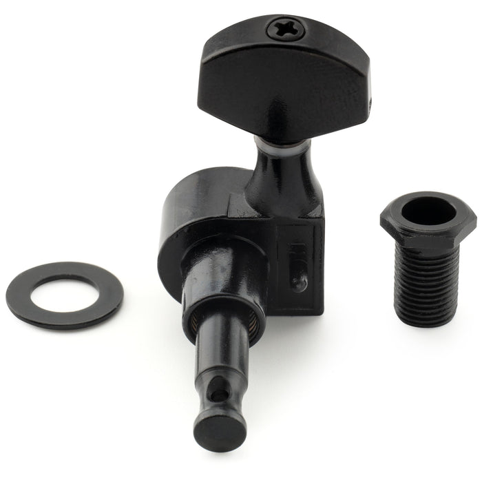 Clavijeros Musiclily Pro R15J 6-en-línea Relación 15:1 Totalmente Sellados con Botón Hexagonal para Guitarra Eléctrica Estilo SQ Strat/Tele