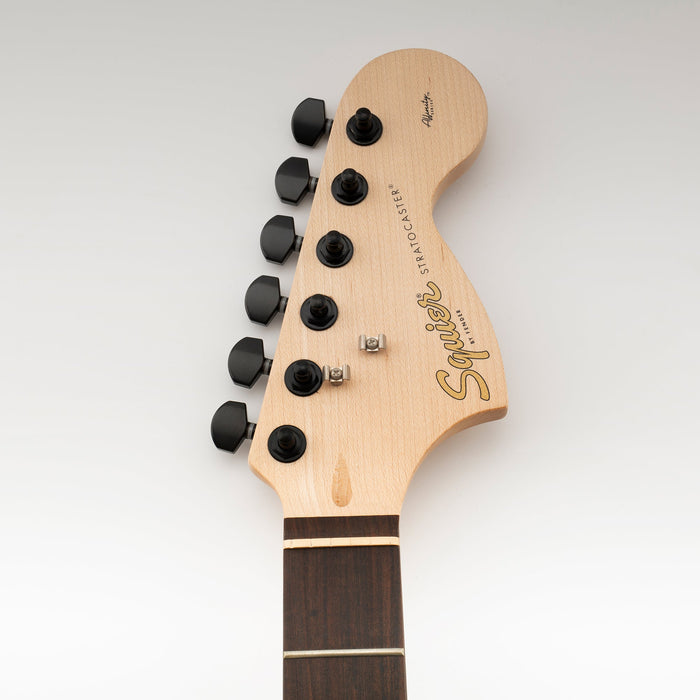 Musiclily Pro R15J Single 15:1 Ratio 1-Pin Full Sealed Machine Head Bass Side Tuner Tuning Peg Key with Hex Button for SQ Strat Tele Style Electric Guitar