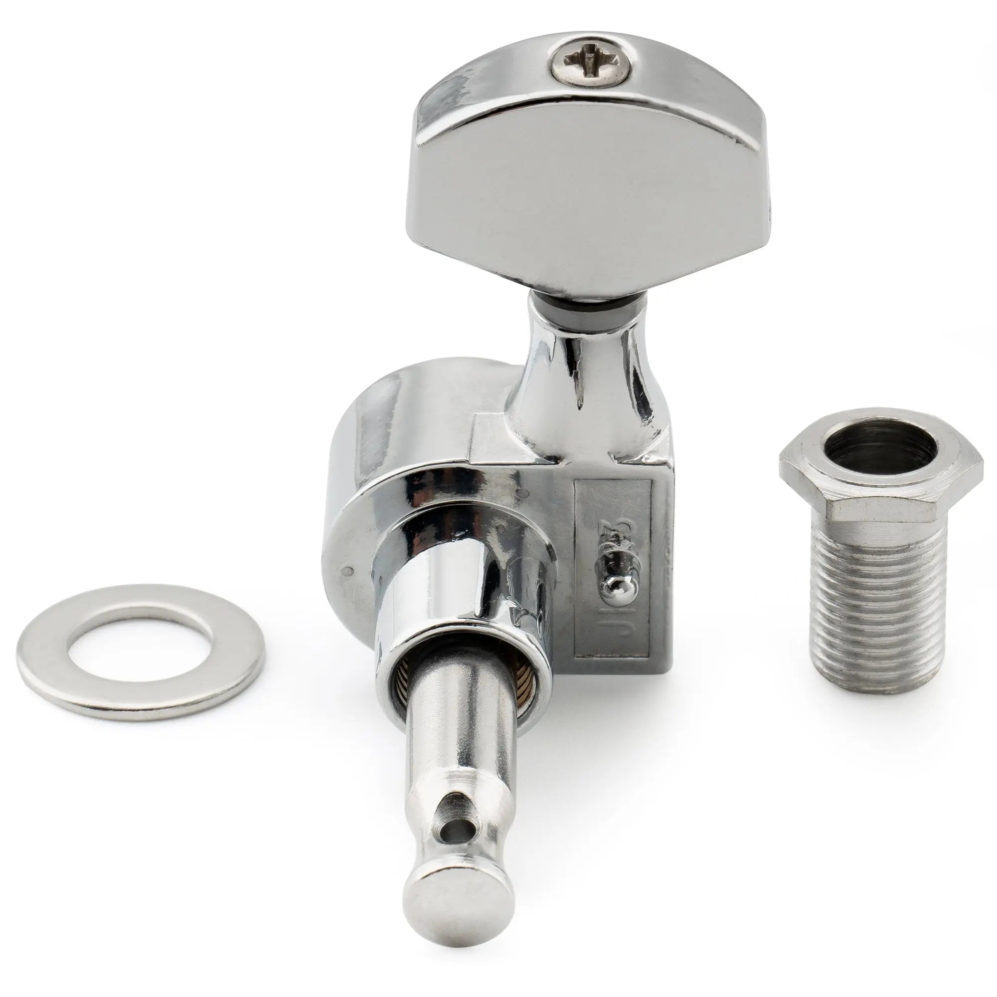 detail of musiclily pro 6 in line 15 1 ratio 1 pin full sealed machine heads tuners tuning pegs keys with hex button for sq strat tele style electric guitar mx1664 6p
