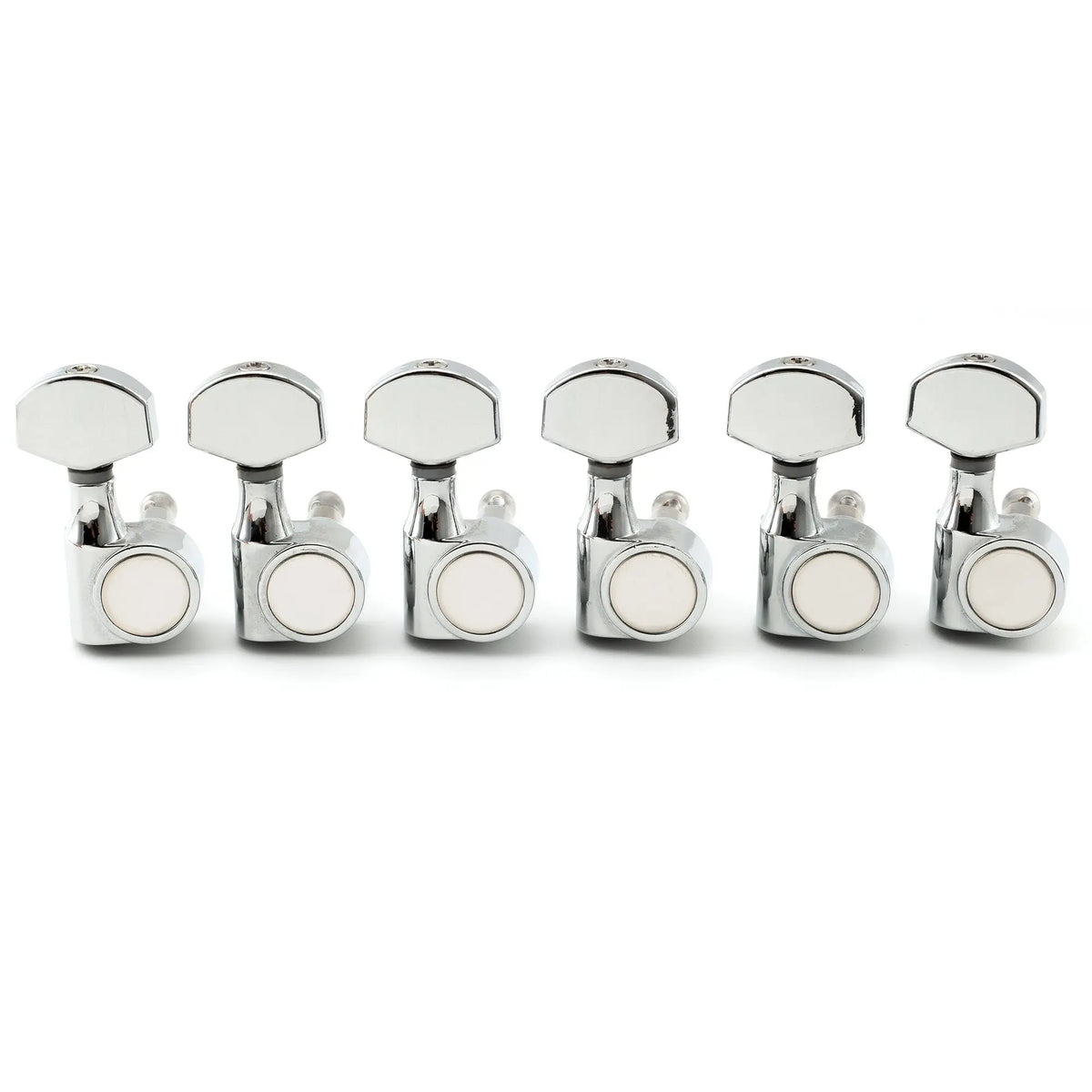 musiclily pro 6 in line 15 1 ratio 1 pin full sealed machine heads tuners tuning pegs keys with hex button for sq strat tele style electric guitar mx1664 6p