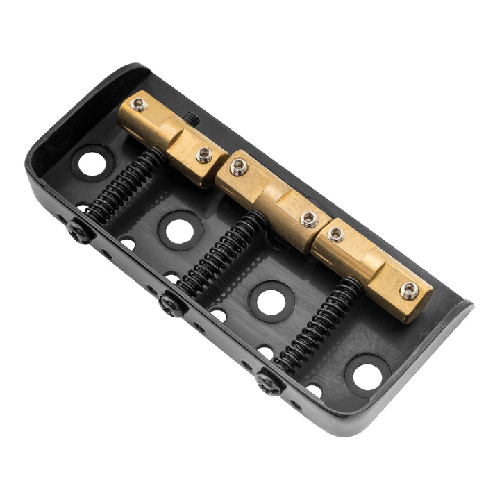 wilkinson wtbs 54mm2 1 8 inch short bridge brass compensated 3 saddles for humbucker tele style or vintage electric guitar mx1704p details