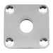 Part of musiclily pro steel flat bottom square jack plate for epiphone usa les paul style electric guitar mx1708p