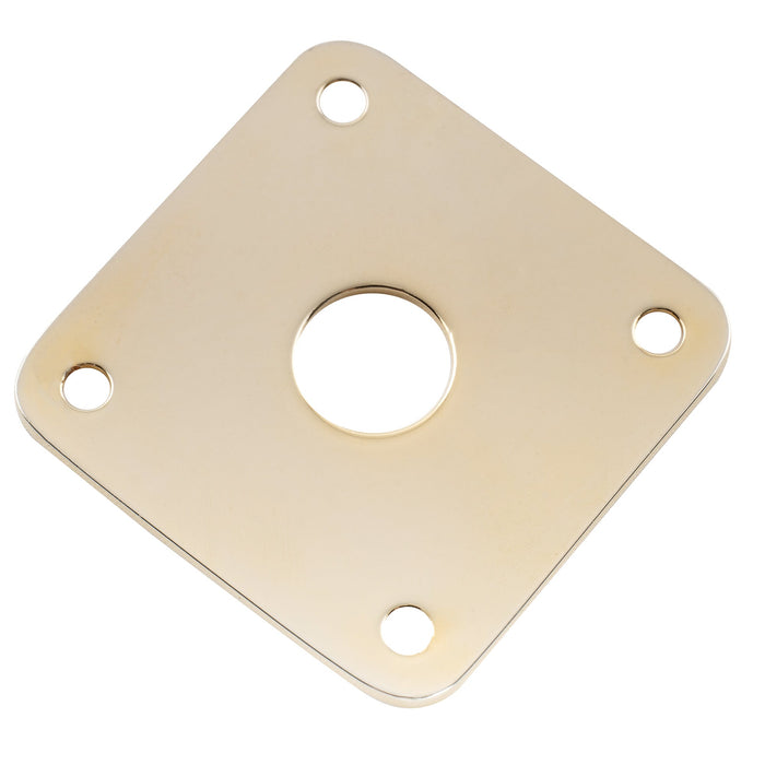 Plaque jack carrée à fond plat Musiclily Pro en acier pour guitare électrique Epiphone USA style Les Paul