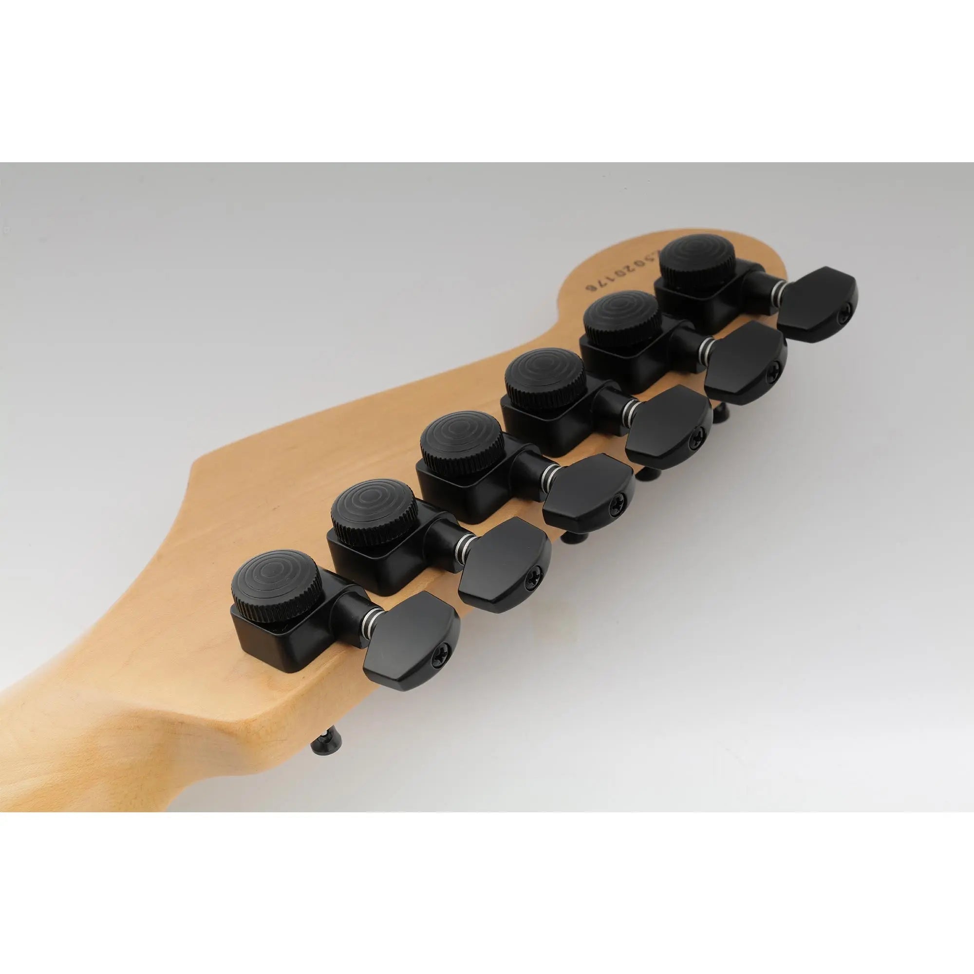 Application of musiclily pro 6 in line 2 pins full metal guitar locking tuners machine heads tuning pegs keys set for fender strat tele style electric guitar mx1720 6p