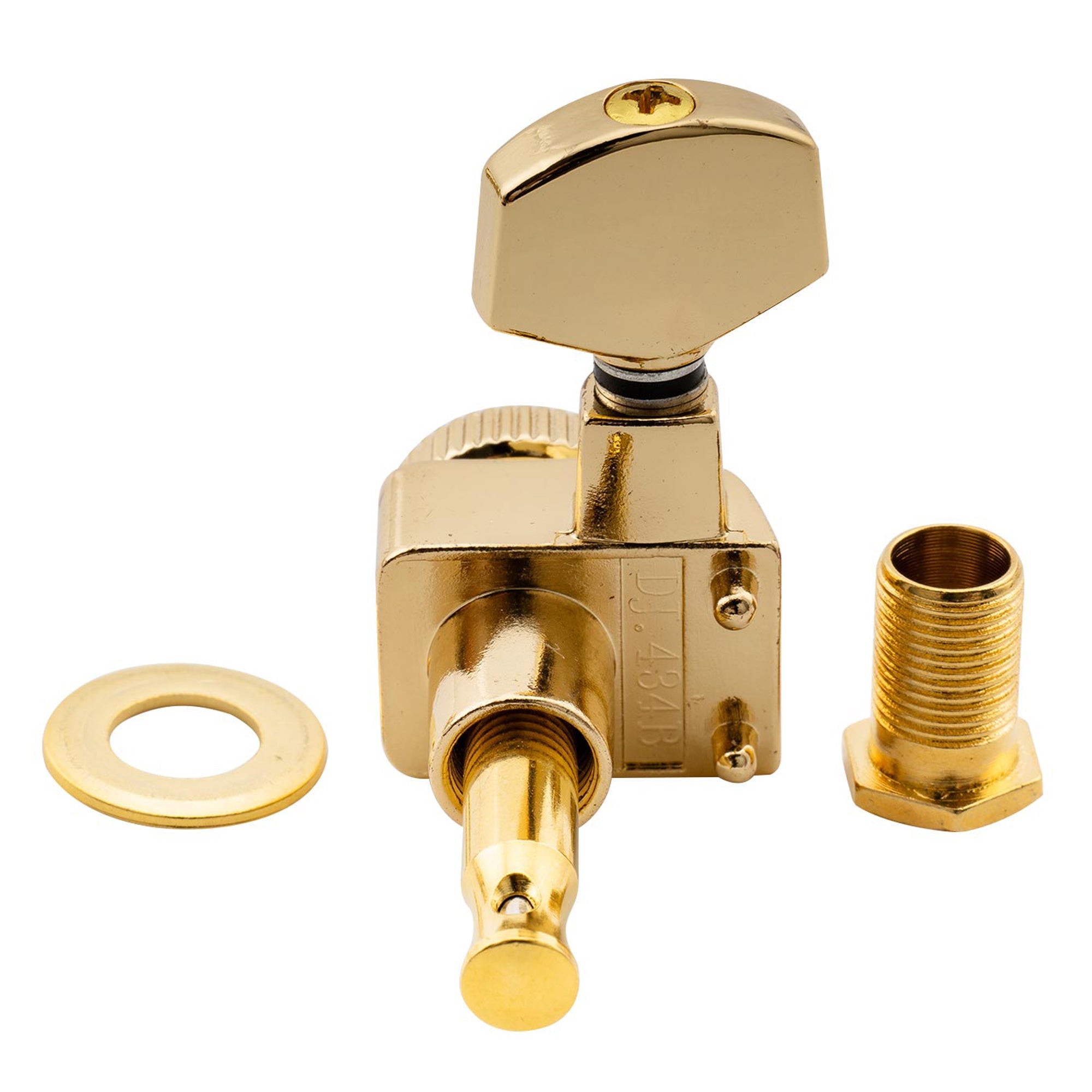 Musiclily Pro R15T-03 mécaniques de verrouillage en métal complet pour guitare à 6 lignes, set de clés d'accordage pour guitare électrique de style Fender Strat/Tele