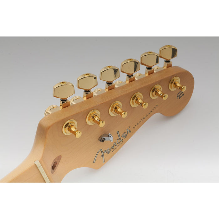 Musiclily Pro R15T Singolo Lato Basso Rapporto 16:1 Testa Macchina Bloccante Sigillata Completamente con 2 Pin e Pulsante Esagonale per Chitarra Elettrica Stile Fender Strat Tele