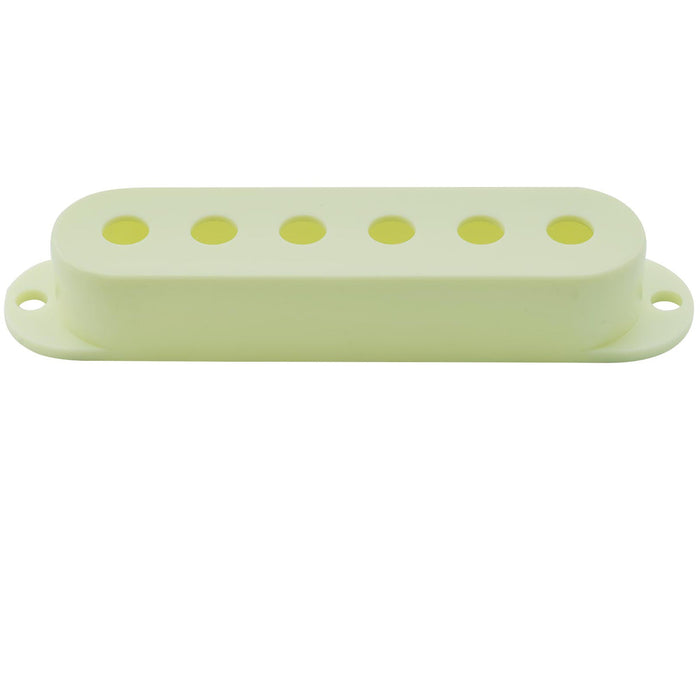 Musiclily Pro プラスチック シングルコイルピックアップカバー USA/メキシコStratストラトギター用 エイジドホワイト(3個セット)
