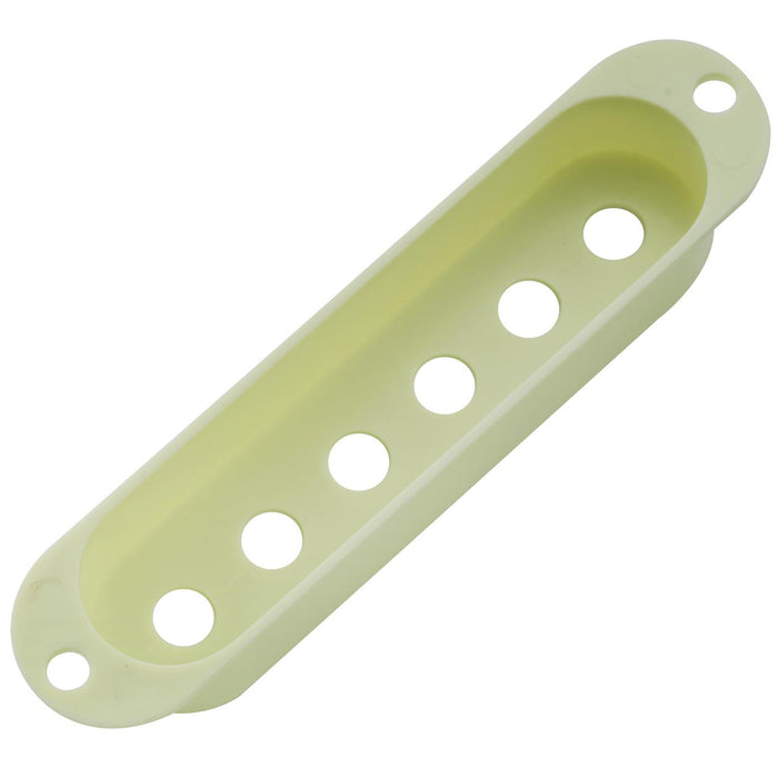 Musiclily Pro プラスチック シングルコイルピックアップカバー USA/メキシコStratストラトギター用 エイジドホワイト(3個セット)
