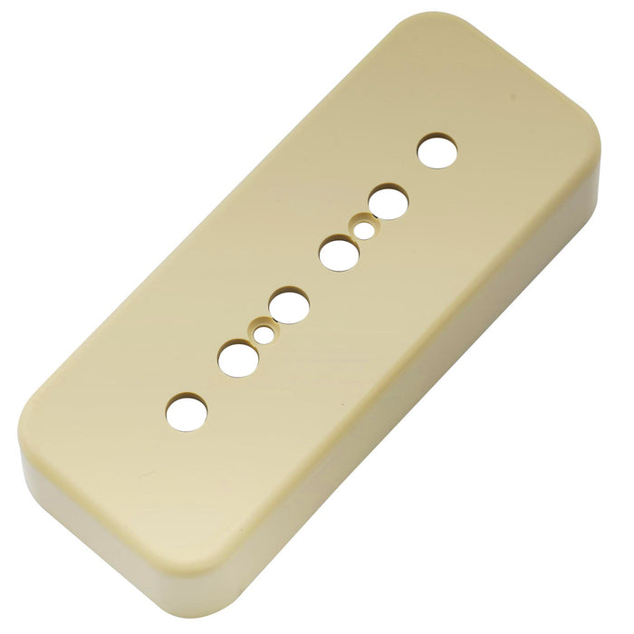 Musiclily Pro プラスチック P90 ソープバー ピックアップカバー USA LPエレキギター用 ブラック(2個セット)