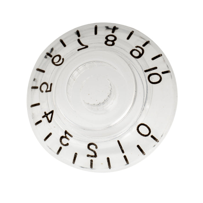 Musiclily Pro ミリ規格 18スプライン トップハットノブ つまみ ソーサーノブ ベルノブ ボリュームとトーンコントロールノブ Epiphone LP SGエレキギター用 アンバー(4個セット)