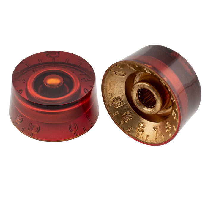 Musiclily Pro Metric Grosso 18-Espiga Botões de Controle de Tom, Volume e Velocidade para Guitarra Elétrica no Estilo Epiphone Les Paul SG, Conjunto de 4