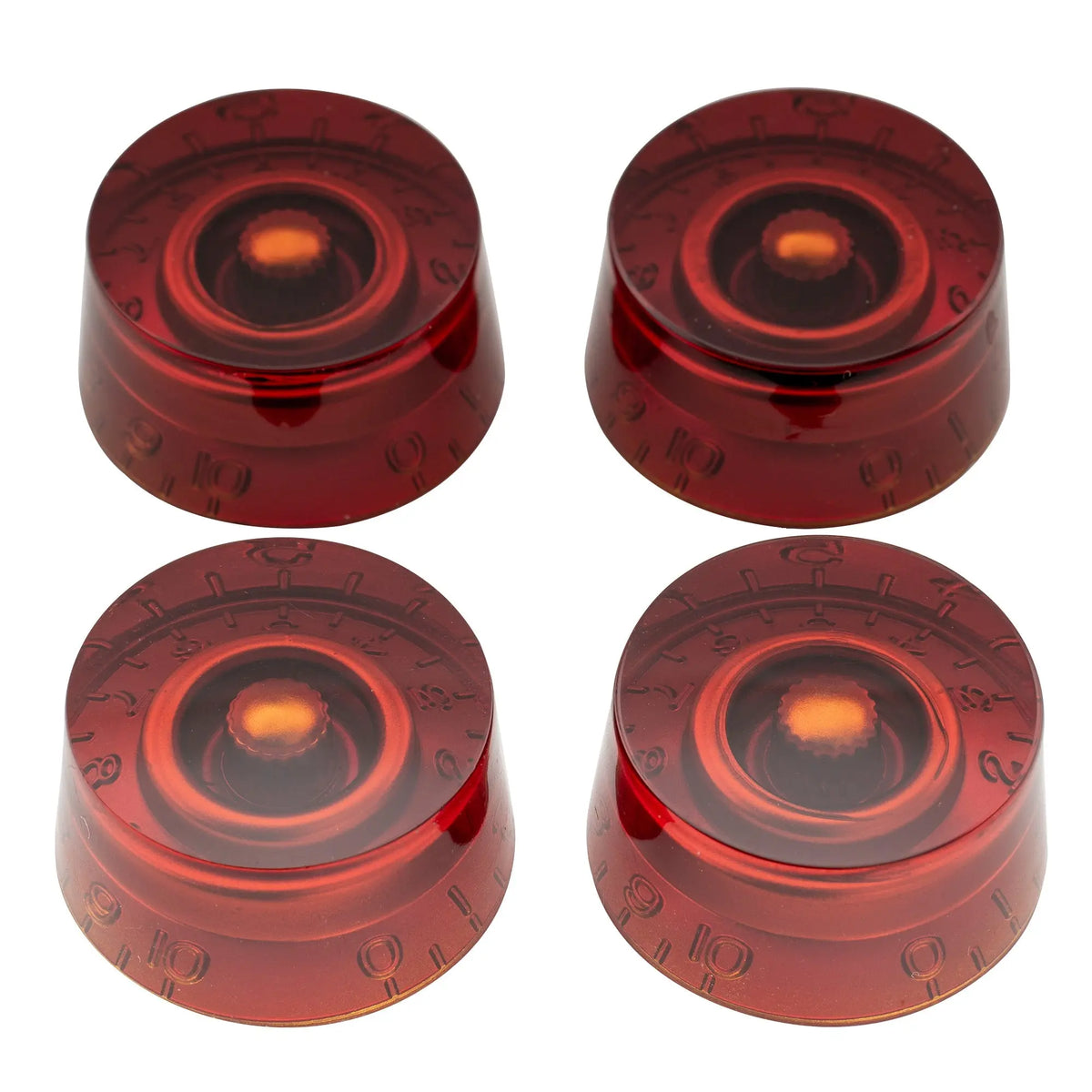musiclily pro metric coarse 18 spline guitar knobs tone volume speed control knobs for epiphone les paul sg style electric guitar mx1731 4p, amber